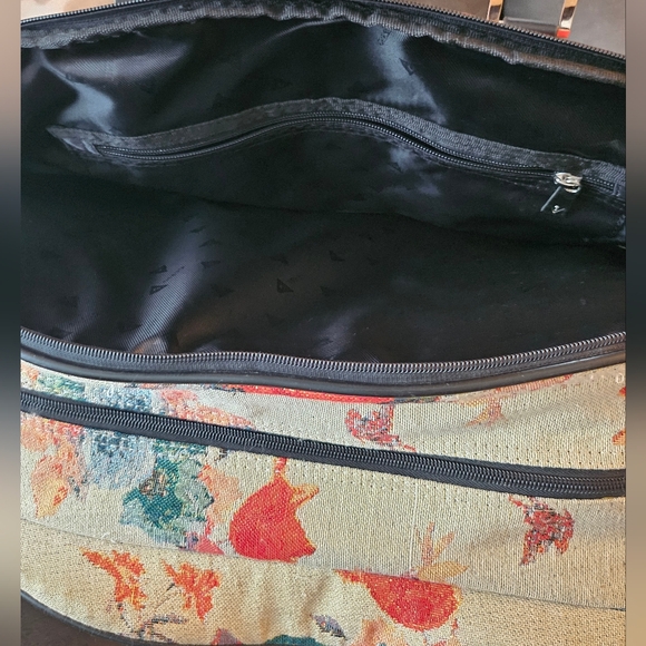 Vintage Guess Large Floral Travel Duffle Bag Y2K Retro - Picture 9 of 10